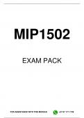 MIP1502 EXAM PACK 2024