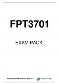FPT3701 EXAM PACK 2024