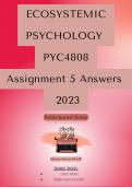 PYC4808 Assignment 5 2023 Answers 