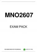 MNO2607 EXAM PACK 2024