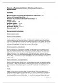 OCR A level PE revision notes - Biomechanics 