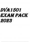 DVA1501 EXAM PACK 2023