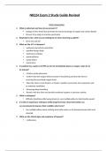 NR 224 Exam 2 Study Guide (Version 4) plus Nutrition final, NR 224 Fundamental, Chamberlain University