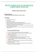 Midterm Exam Study Guide - NR601 / NR 601 (Latest 2023 / 2024) : Primary Care of the Maturing & Aged Family Practicum - Chamberlain