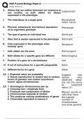 AQA A-Level Biology Paper 2