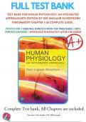 Test Bank For Human Physiology: An Integrated Approach 8th Edition By Dee Unglaub Silverthorn 9780134605197 Chapter 1-26 Complete Guide .