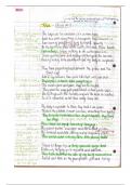 Plath & Hughes poetry annotation 
