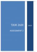 TAM2601 Assessment 2 2023