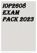 IOP2608 EXAM PACK 2023