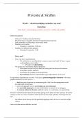 Aantekeningen Preventie en Straffen- Hoorcolleges & Werkgroepen 