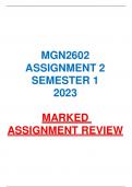 MNG2602 Assignment 2_ Semester 1_ 2023_ Marked Assignment Review