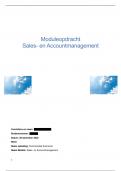 Module opdr. sales- en accountmanagement, geslaagd met een 7.5