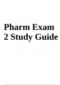 Pharm Exam 2 Study Guide (Herzing)