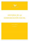 TEMARIO COMPLETO HISTORIA GENERAL DE LA COMUNICACIÓN SOCIAL