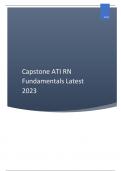 Capstone ATI RN Fundamentals Latest 2023