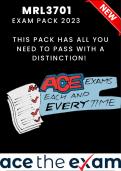 MRL3701 Exam Answers Pack: Questions and Answers LATEST EXAM PACK!