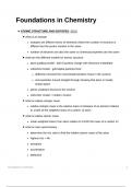OCR A level Chemistry Specification Notes 