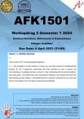 AFK1501 Assignment 2 (COMPLETE ANSWERS) Semester 1 2024 - DUE 4 April 2024