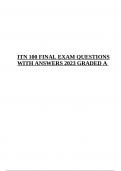 ITN 100 FINAL EXAM Practice QUESTIONS WITH ANSWERS GRADED 100% 2023