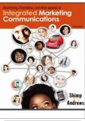 TEST BANK for Advertising Promotion and Other Aspects of Integrated Marketing Communications, 9th Edition, Terence A. Shimp, J. Craig Andrews (Complete Download) . All Chapters 1- 23