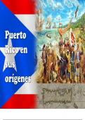 El español de Puerto Rico en sus origenes