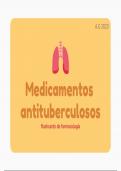 Flashcards de Farmacología: Medicamentos Antituberculosos