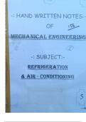 Class notes GATE MECHANICAL  Textbook of Refrigeration and Air Conditioning
