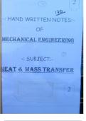Class notes GATE MECHANICAL  Heat and Mass Transfer