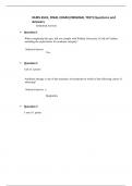 NURS 6541, FINAL EXAM (ORIGINAL TEST) Questions and Answers.
