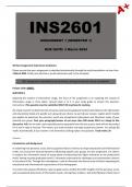 INS2601 Assignment 1 (Semester 1) - Due: 3 March 2024