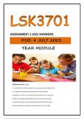 LSK3701 Assignment 2 2023 Answers