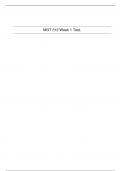 MGT 312 Week 1 Test.| UNIVERSITY OF PHOENIX