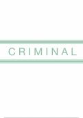 Criminal Law Notes 