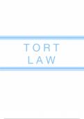 Tort Law Notes 