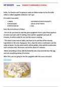 My Recipe: Spaghetti Carbonara