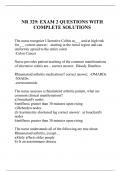 NR 329: EXAM 2 QUESTIONS WITH COMPLETE SOLUTIONS