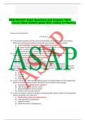 HESI RN EXIT Exam Questions and Answers 100% correct latest student guide 2023, Exams for Nursing