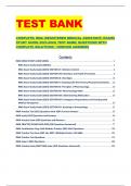 COMPLETE; RMA (REGISTERED MEDICAL ASSISTANT) EXAMS STUDY GUIDE 2023-2024| TEST BANK| QUESTIONS WITH COMPLETE SOLUTIONS | VERIFIED ANSWERS 
