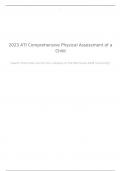 2023 ATI Comprehensive Physical Assessment of a Child 
