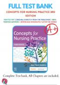 Test Banks For Concepts for Nursing Practice 3rd Edition by Jean Foret Giddens, 9780323581936, Chapter 1-32 Complete Guide