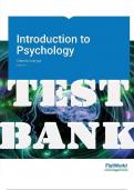 TEST BANK for Introduction to Psychology by Stangor Charles. ISBN13 9781453365755. (All 14 Chapters).