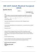 ATI RN Adult Medical Surgical 2019