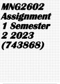 MNG2602 Assignment 1 Semester 2 2023 (743868) 
