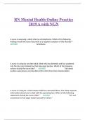 ATI RN Mental Health Online Practice 2019 A with NGN