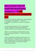 GOLD COAST END OF CHAPTER QUESTIONS chaptersc 1-19-302 QUESTIONS AND ANSWERS