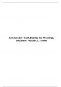 Test Bank for Visual Anatomy and Physiology, 1st Edition: Frederic H. Martini