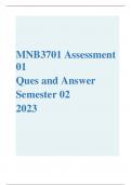 MNB3702 Assessment 1