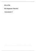 Essay DVA3701 - Development Theories (DVA3701) 