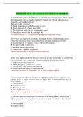 HESI EXIT RN V6 FULL 160 QUESTIONS AND ANSWERS