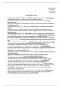 Organismal Biology 1 (BIOL 112) Final Exam Notes